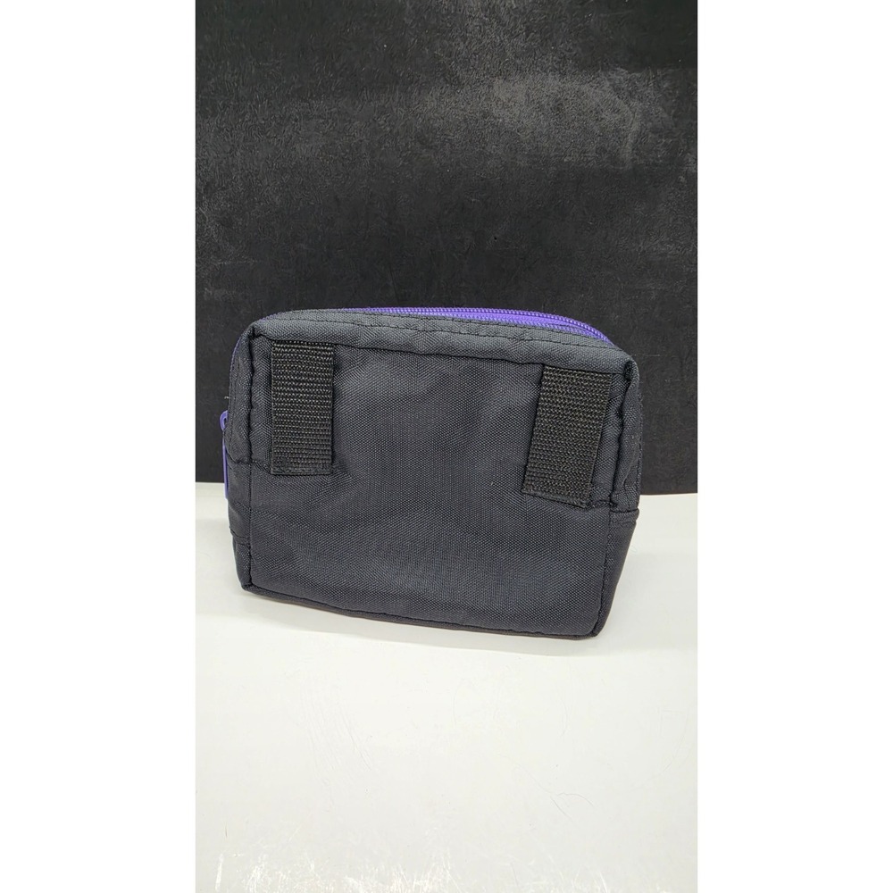 Case Logic Black Purple Accessory Organizer 2 Compartments With Belt Loops - Picture 2 of 6
